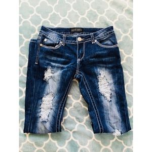 Distressed Skinny Jeans